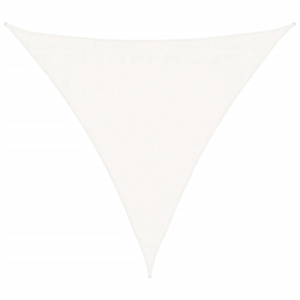 Voile d'ombrage 160 g/m² blanc 3x3x3 m pehd