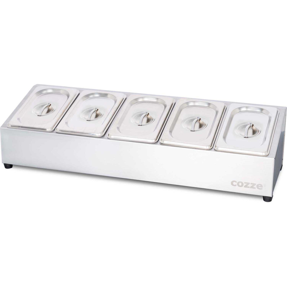 Saladette 5 compartiments de 5 litres