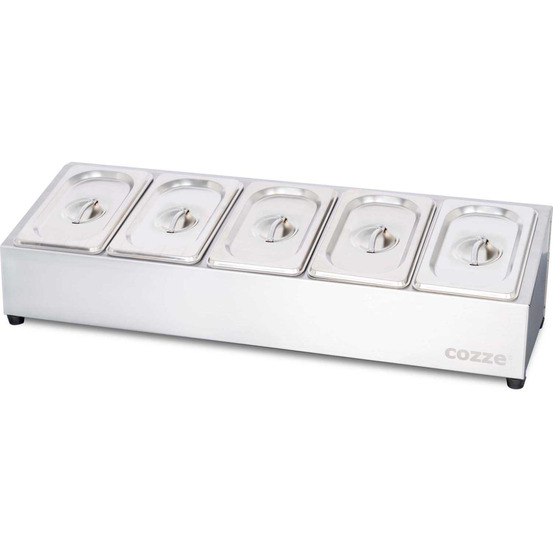 Saladette 5 compartiments de 5 litres