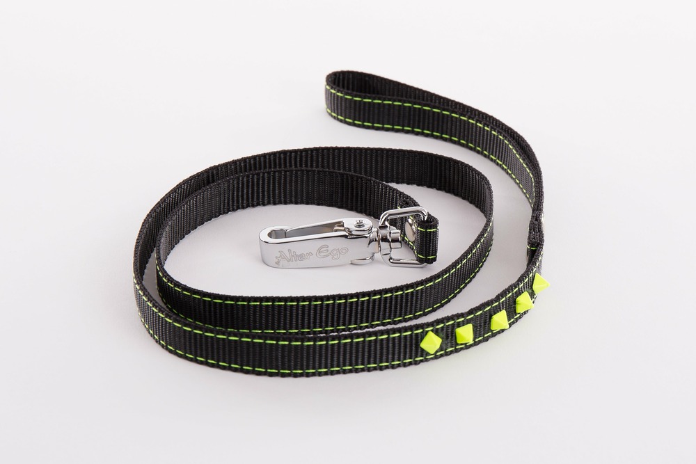 Martin sellier - laisse pour chiens et chats fluo martin sellier - collection fluo black