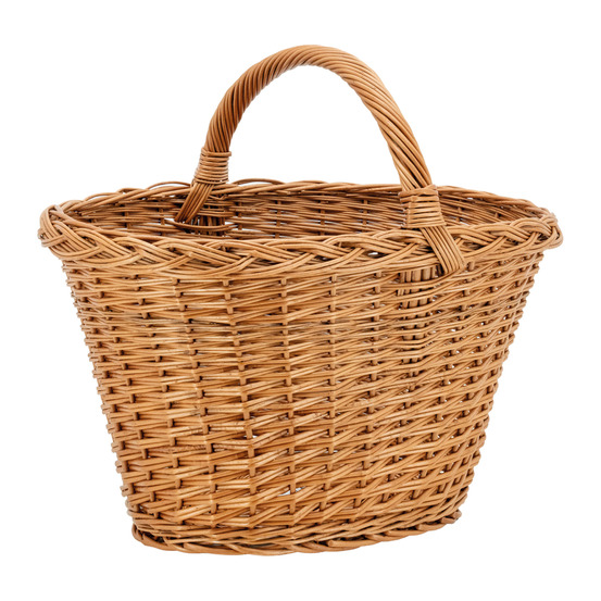 Panier de marché en osier buff 1