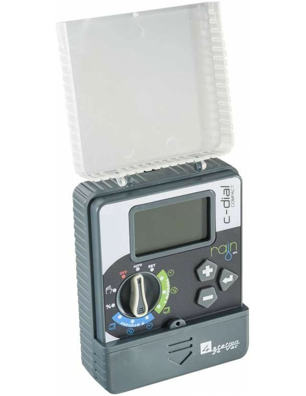 Programmateur d'arrosage c-dial 24 volts + transformateur - 6 voies - rain irrigation
