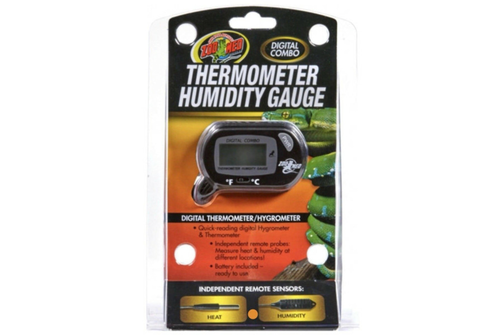 Thermomètre hygromètre digital avec sonde pour reptiles
