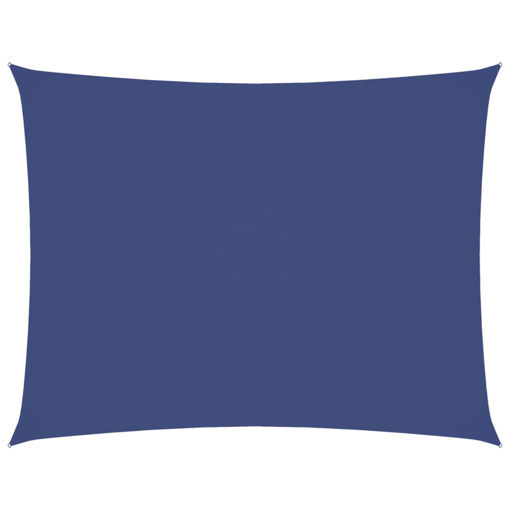 Voile de parasol tissu oxford rectangulaire 2,5x4 m bleu