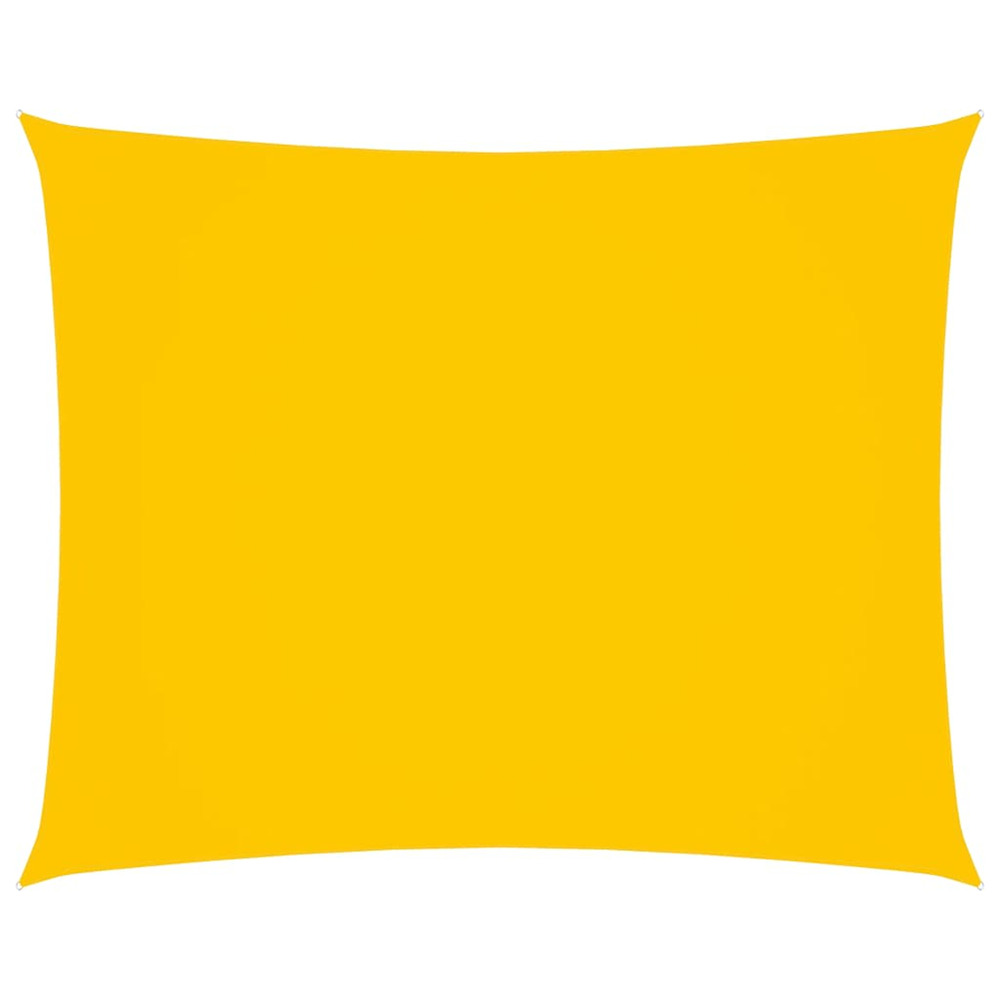 Voile de parasol tissu oxford rectangulaire 2,5x4,5 m jaune
