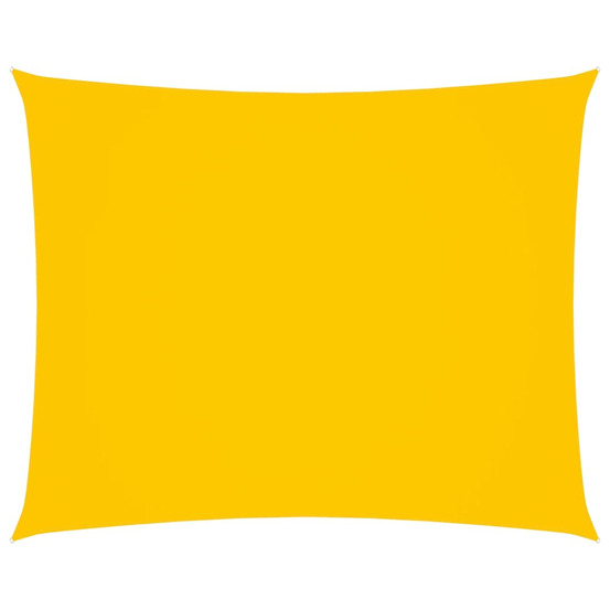 Voile de parasol tissu oxford rectangulaire 2,5x4,5 m jaune