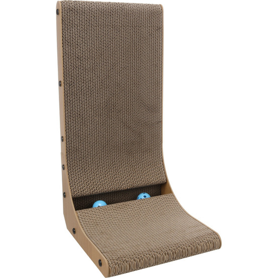 Jeux à griffer hugo brun 27x31x56 cm pour chat