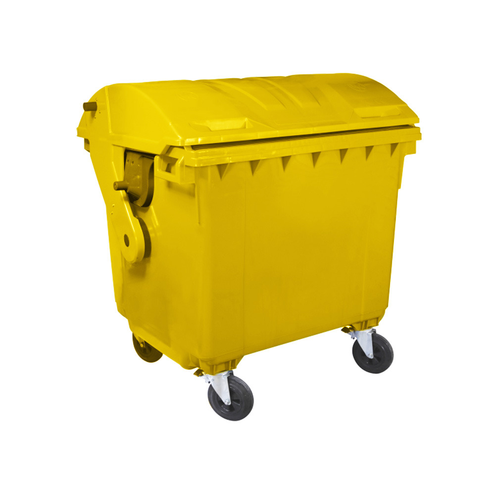 Bac roulant 4 roues premium 1100l- lot de 5