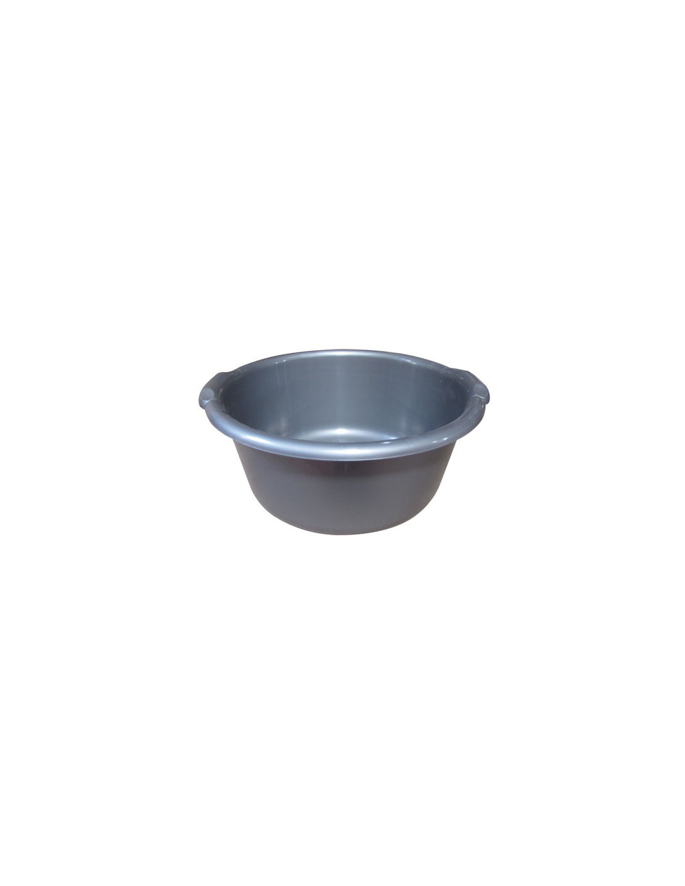 Bassine ronde d.42cm 14l silver - aluminium et plastiq