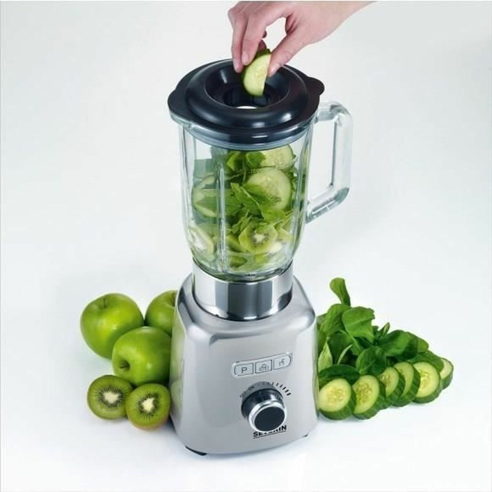 Blender classique - inox - avec 6 lames