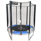 Kangui - trampoline rond ø180cm avec filet de sécurité - ralli 180
