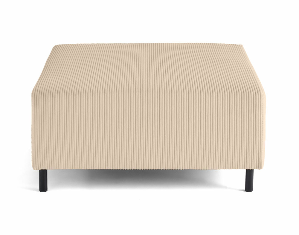 Edinburg - pouf modulable - en velours côtelé