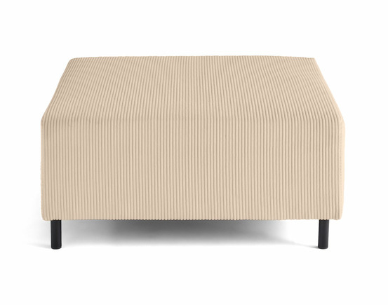 Edinburg - pouf modulable - en velours côtelé