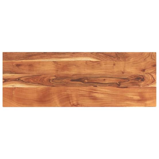 Dessus de table 140x50x2,5cm rectangulaire bois massif d'acacia
