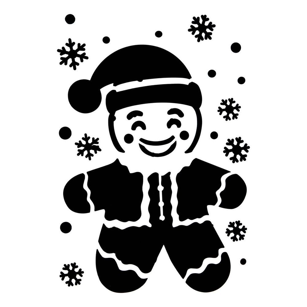 Pochoir noel pvc 23x34