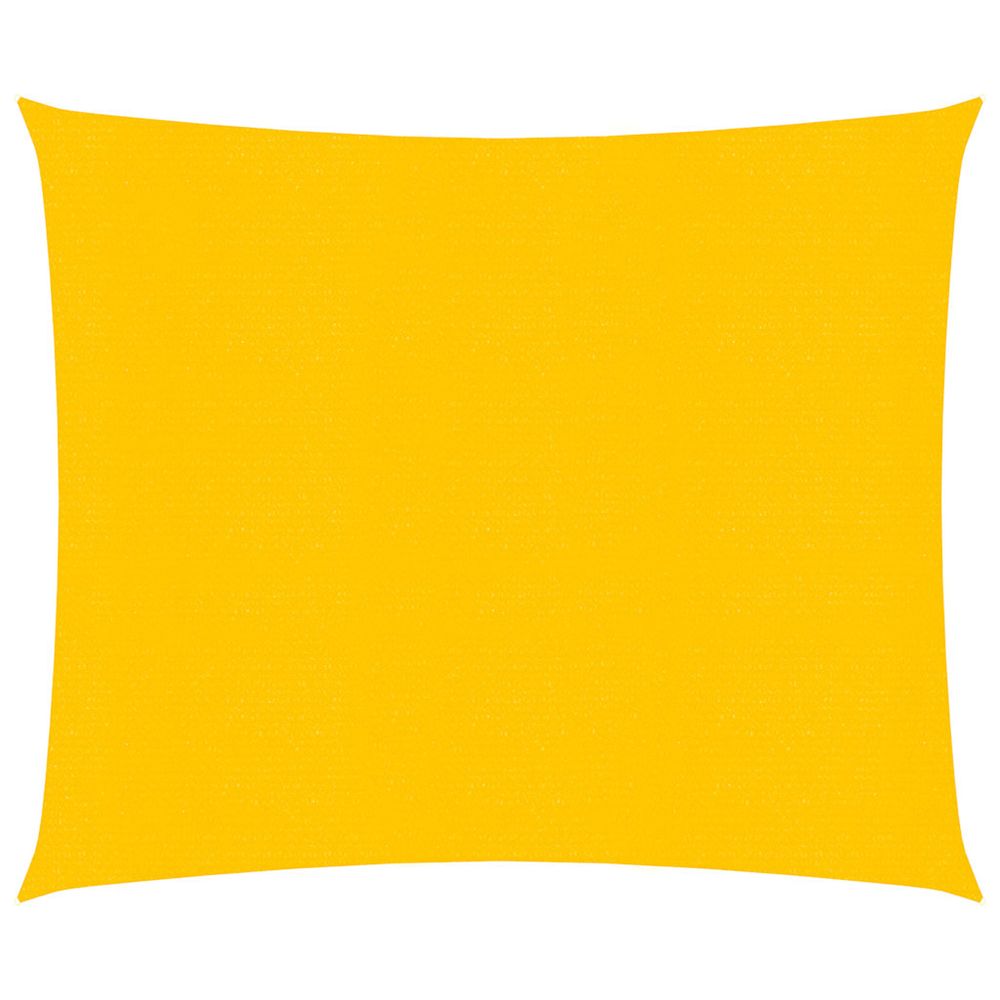 Voile d'ombrage 160 g/m² carré jaune 4x4 m pehd
