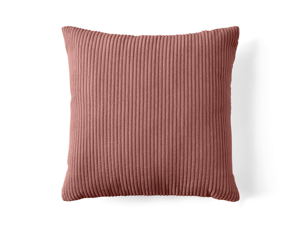 Selma - coussin - en velours côtelé - 60x60 cm