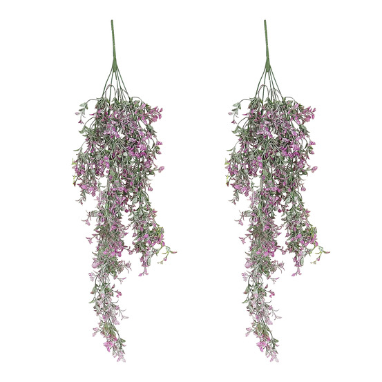 Chute plante artificielle 80cm lot de 2