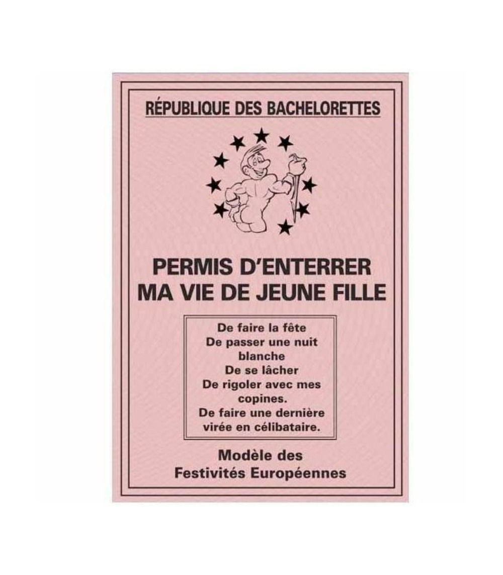 Permis - j'enterre ma vie de jeune fille