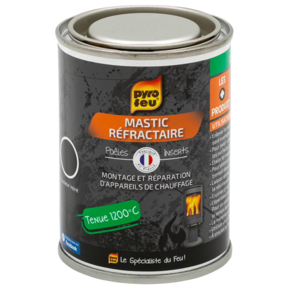 Pyrofeu - mastic refractaire bte 450 gr