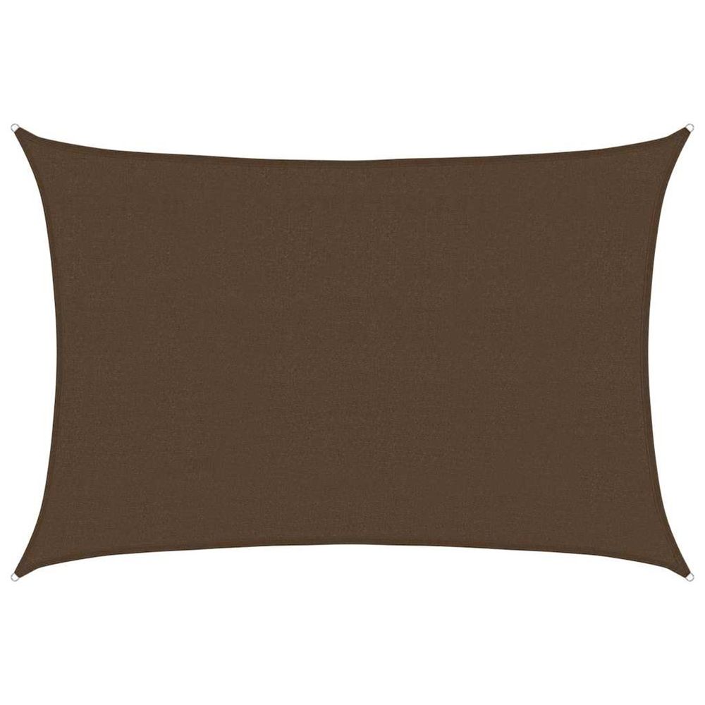 Voile d'ombrage 160 g/m² marron 4x5 m pehd