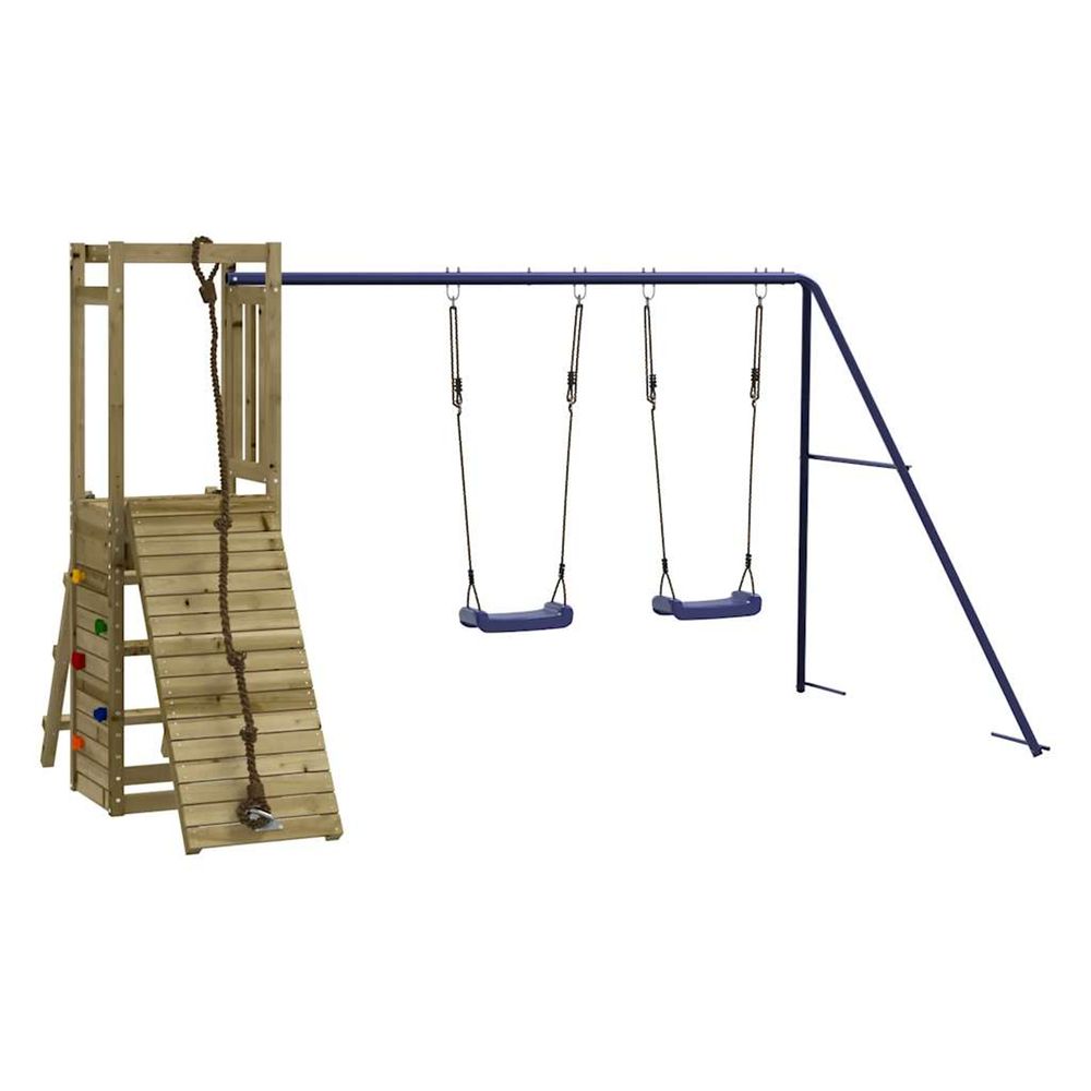 Aire de jeux d'extérieur bois de pin imprégné