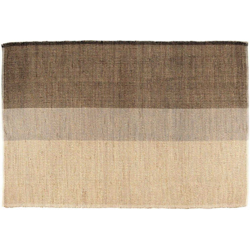 Tapis en jonc de mer karan carbone 160 x 230 cm