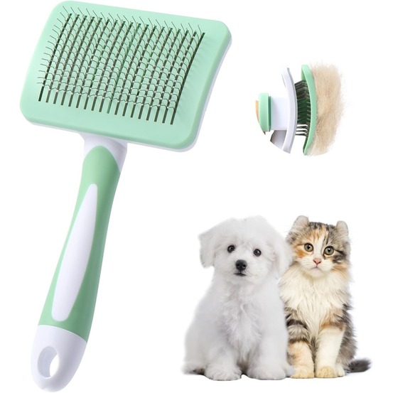 Brosse 2 en 1 pour chien et chat