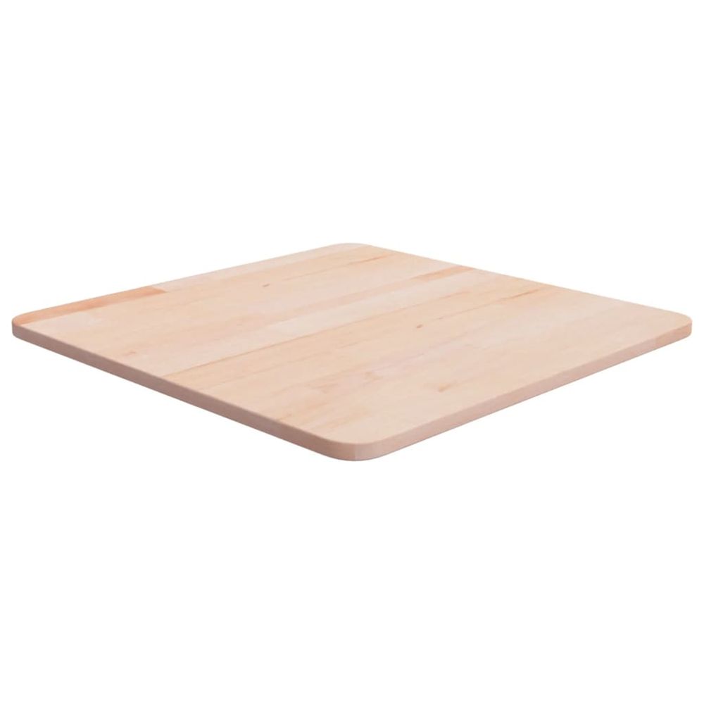 Dessus de table carré 50x50x1,5 cm bois chêne massif non traité