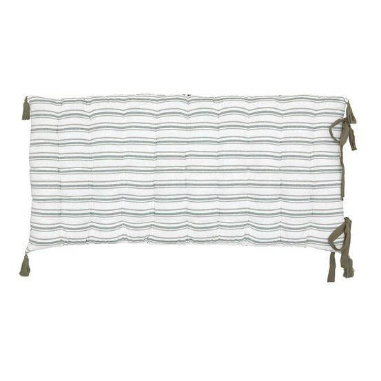 Coussin de sol groove 120x60cm rayé vert