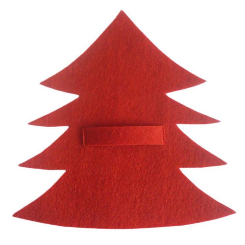 Porte couvert de noël - rouge