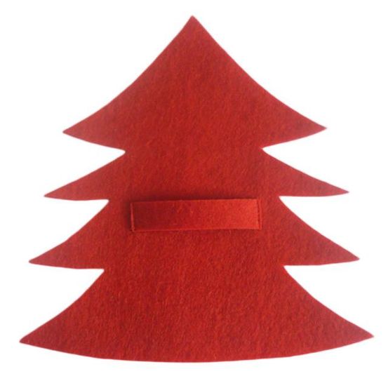 Porte couvert de noël - rouge