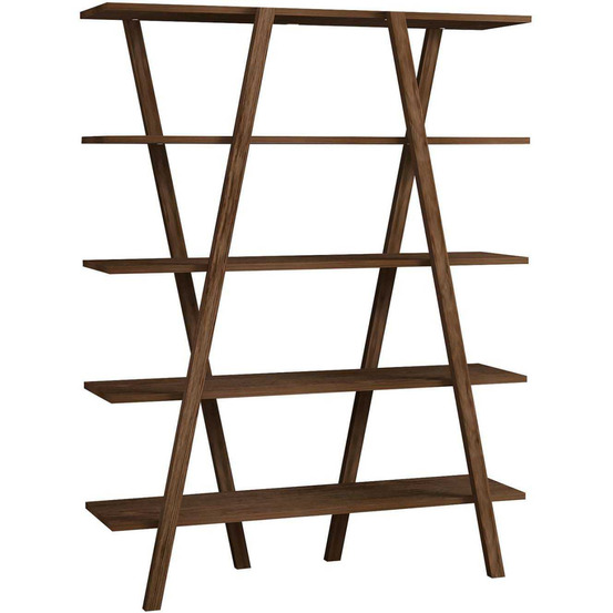 Etagère en pin effet noyer perla