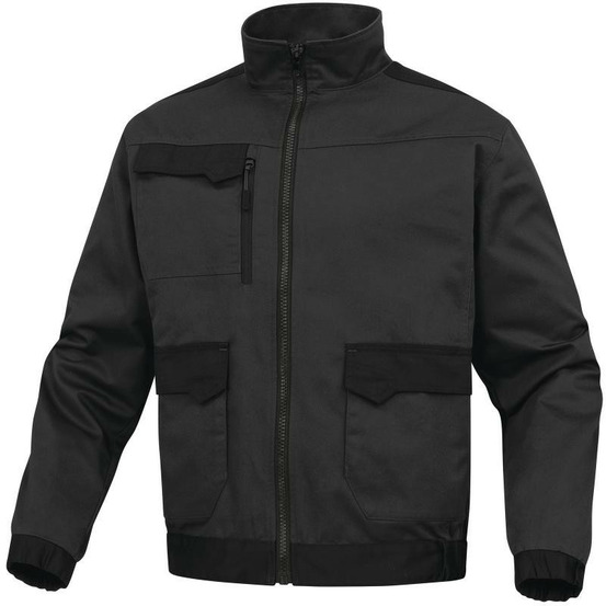 Veste de travail multipoches mach2 v3 noir gris ts delta plus m2ve3ggpt