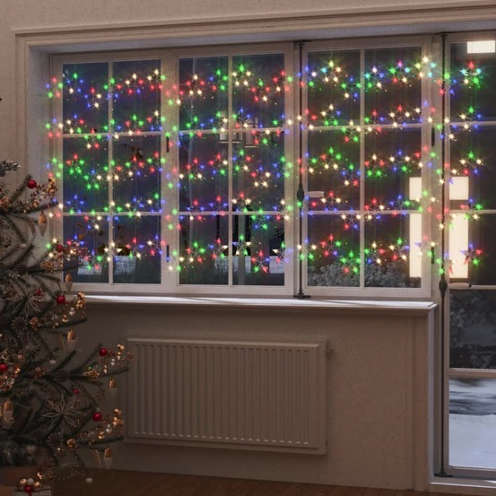 Guirlande lumineuse à étoiles led 500 led coloré 8 fonctions