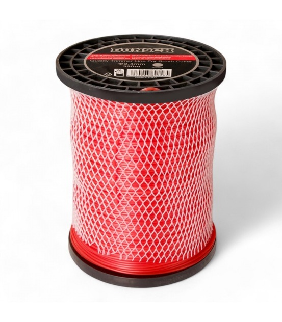 Fil en rouleau pour débroussailleuse, rond 2,4mm 390m en bobine - dunsch 7312240390r