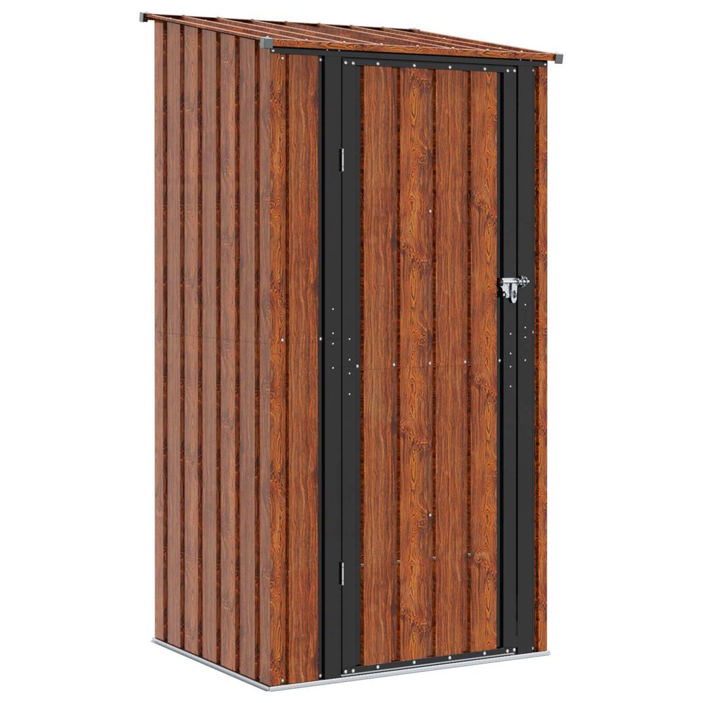 Cabanons de jardin marron 103 x 86 x 200 cm métал