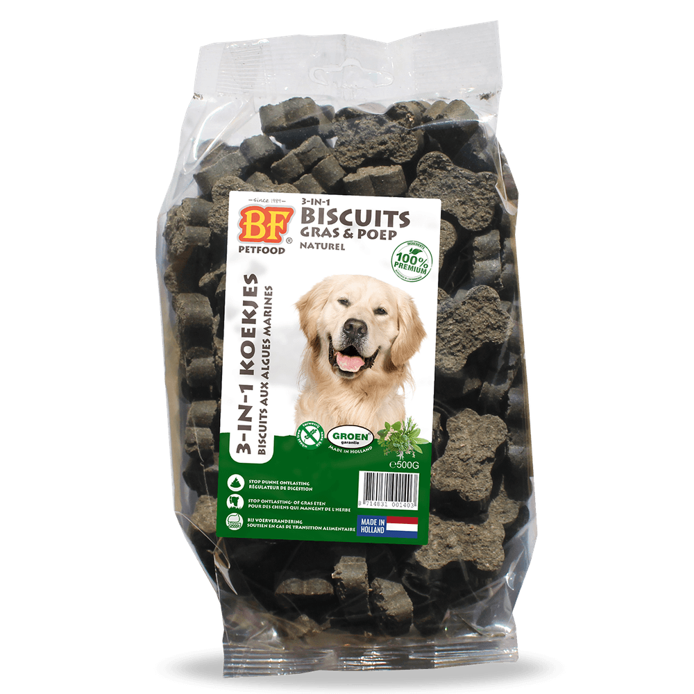 Biscuits aux algues digestion pour chien, 500g