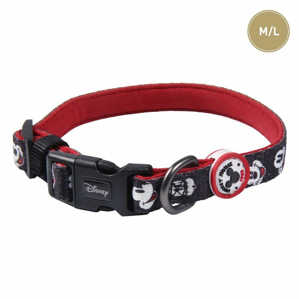 Collier pour chien mickey mouse noir m/l