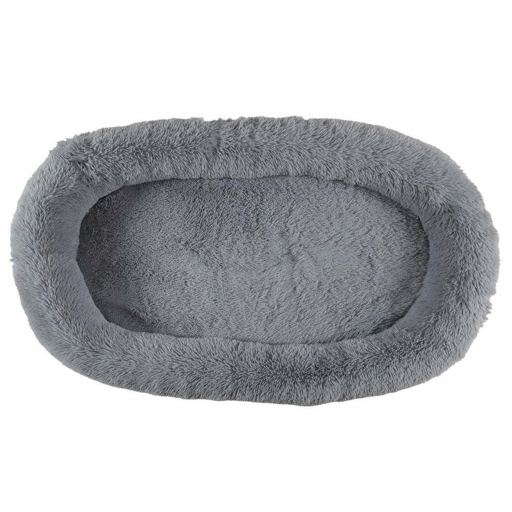 Grand panier coussin doux marley pour chien - gris