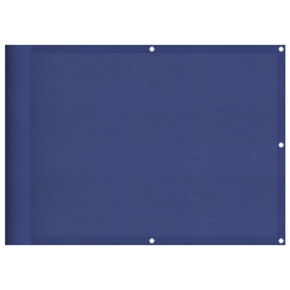 Écran de balcon bleu 75x1000 cm 100% polyester oxford
