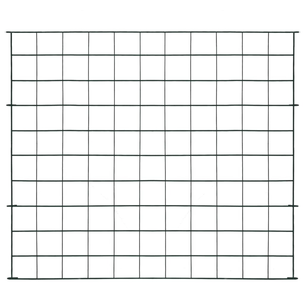 Ensemble de clôture de jardin 77,5x64 cm vert