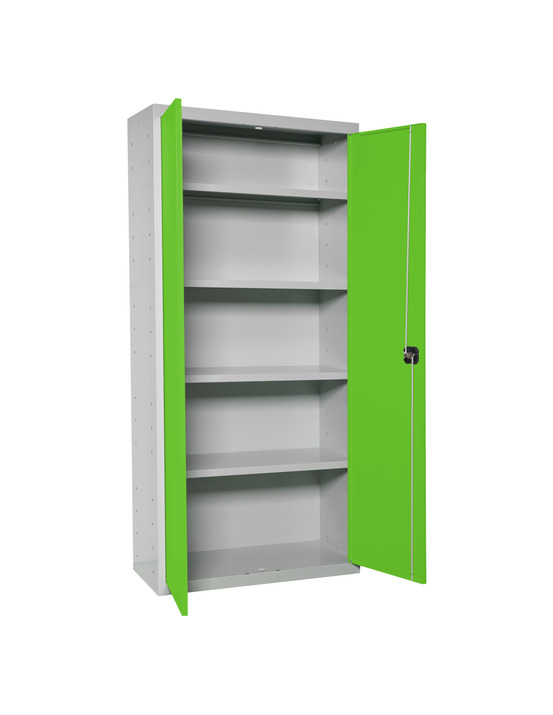 Casier-armoire simonlocker prof.dism.multi. 180x60x40 2/4 gr/ver gris/vert 1800x600x400 - simonrack