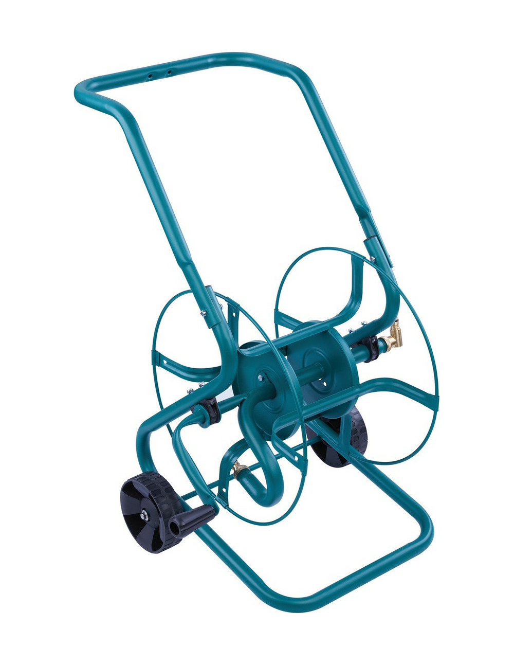 Dévidoir - enrouleur metal pour tuyau de jardin maxi 80 m - capvert