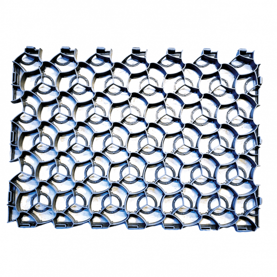 Dalle alvéolée gazon ou gravier - ecolat- 80 x 60 x 4 cm - gris anthracite