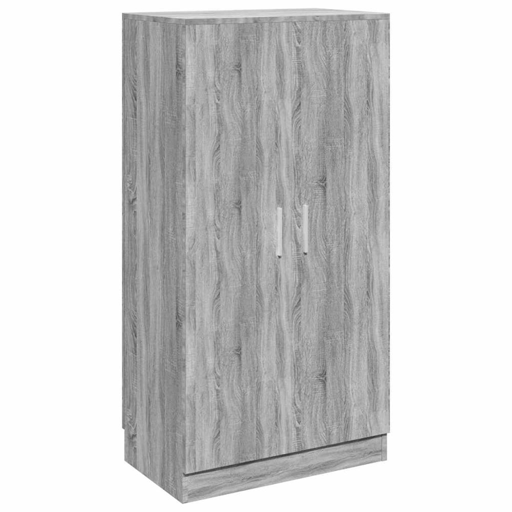 Armoire à chaussures sonoma gris 55x35x108 cm bois d'ingénierie