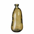 Mica decorations vase pinto - 22x22x51 cm - verre - taupe