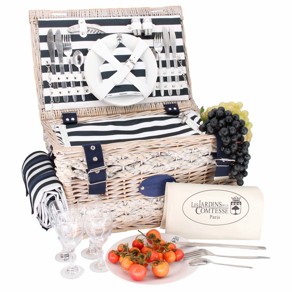 Panier pique-nique marine - 4 personnes