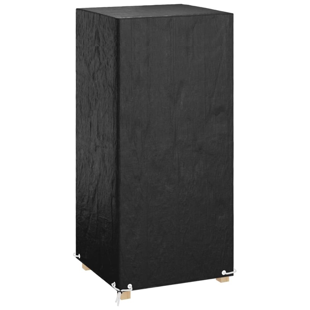 Housse de chaise de jardin 8 œillets 75x70x140 cm pe