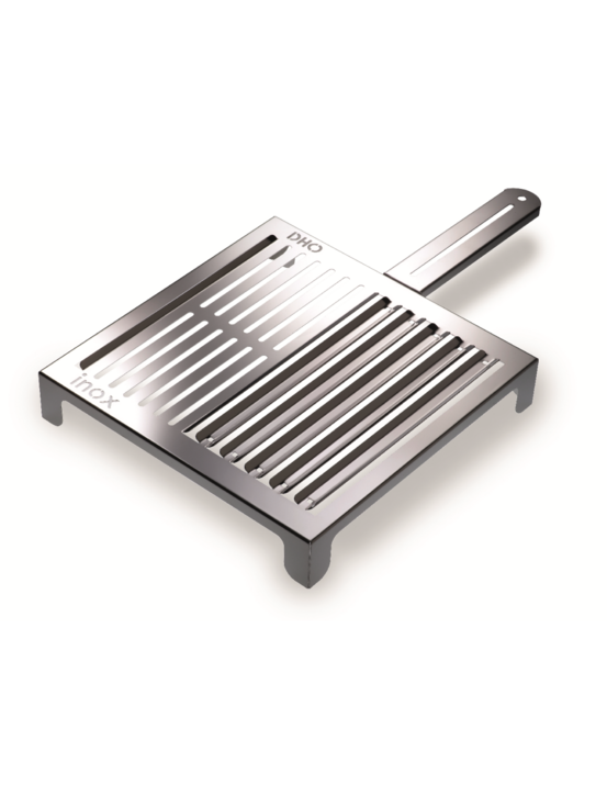 Grille barbecue inox, moyenne, viande poisson légumes, abrásame